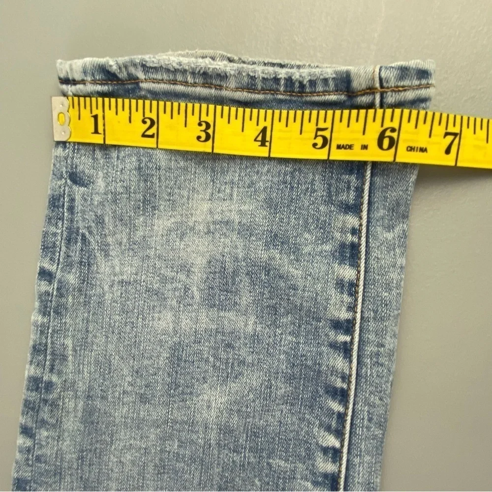 AEO straight slim extreme flex light wash blue jeans men's sz 29W x 32L